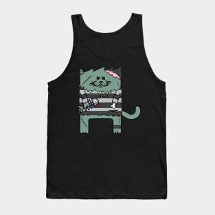 Zombie cat Tank Top